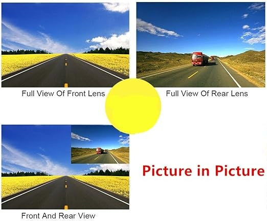 Smart Rearview Dash Cam – 1080P HD + Touchscreen.